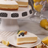 Rebanada de Pay de Limón con Cheesecake KETO